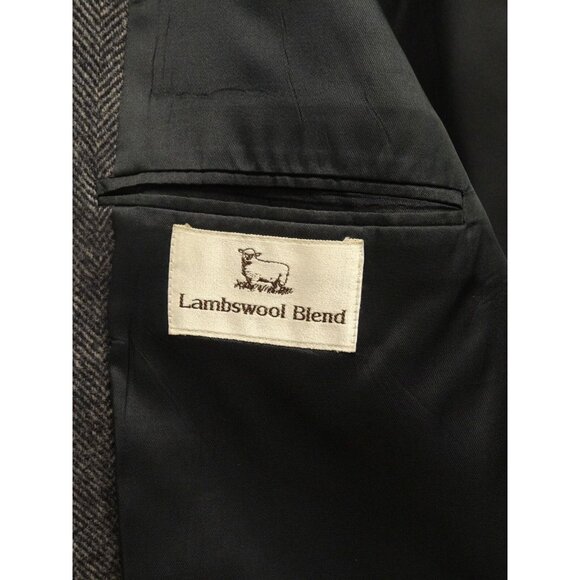Savile Row Traditions Suit/Sport Jacket Coat Gray 42" Chest Lambs wool Blend - Picture 5 of 11